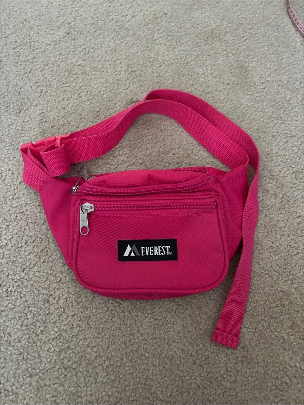 Everest Pink Compact Waist Bag - Hands-Free Crossbody
